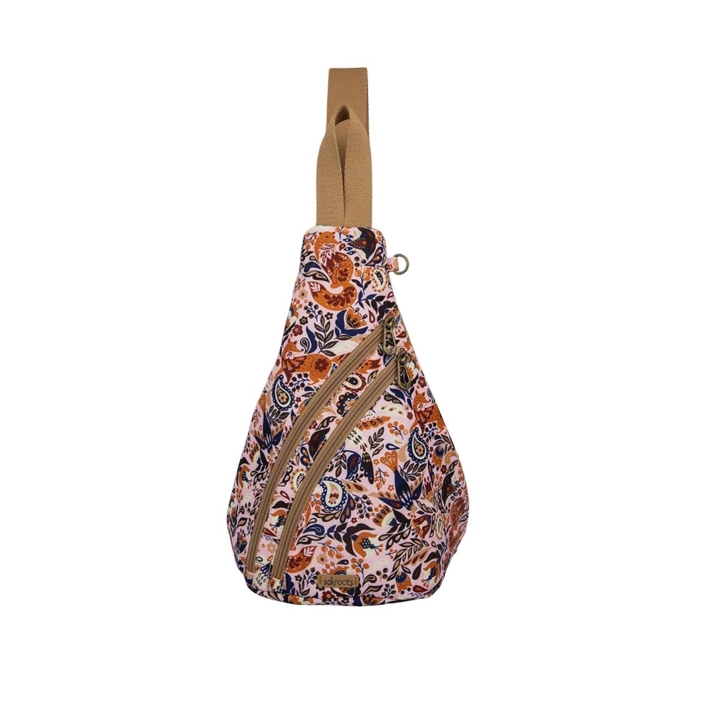 Sak Roots Floral Sling Bag NWT